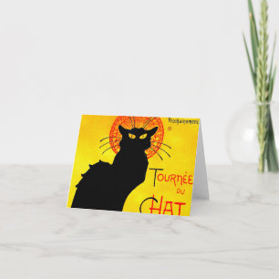 Le Chat Noir Vintag Einladung
