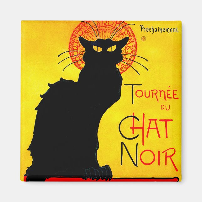 Le Chat Noir Vintag Magnet (Vorne)