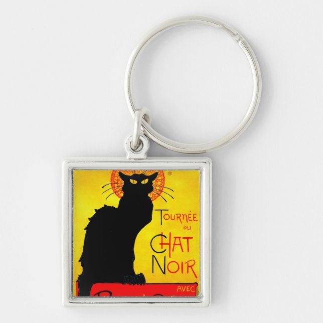 Le Chat Noir Vintag Schlüsselanhänger (Vorne)