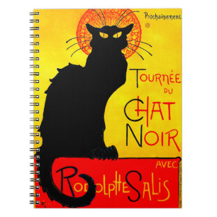 Le Chat Noir Vintage Notizblock