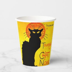 Le Chat Noir Vintage Pappbecher