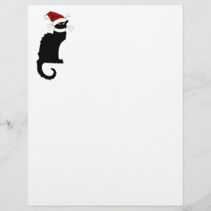 Le Chat Noir Weihnachtsmannmütze Weihnachten