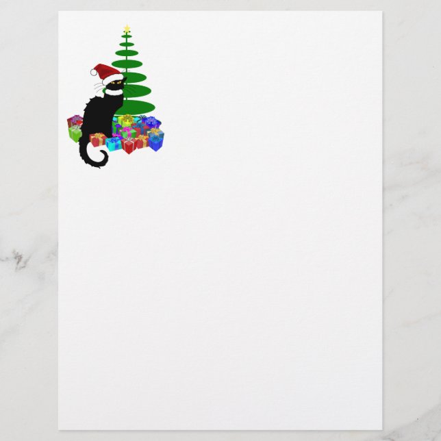 Le Chat Noir Weihnachtsmannmütze Weihnachten (Vorderseite)