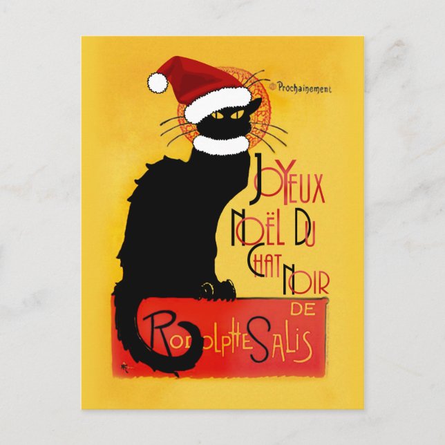 Le Chat Noir Weihnachtsmannmütze Weihnachten (Vorderseite)