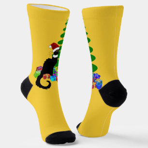 Le Chat Noir Weihnachtsmannmütze Weihnachten Socken
