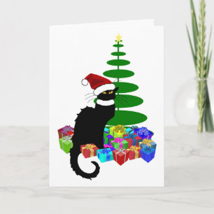 Le Chat Noir Weihnachtsmütze Weihnachten