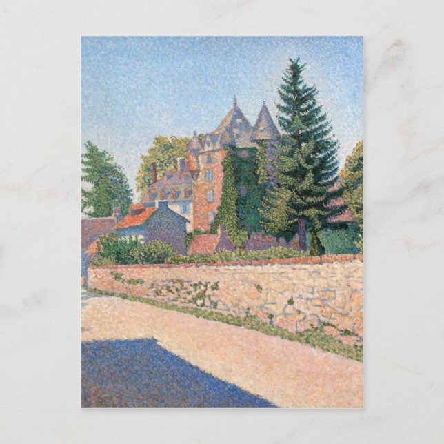 Le Chateau de Comblat - Paul Signac Postkarte (Vorderseite)