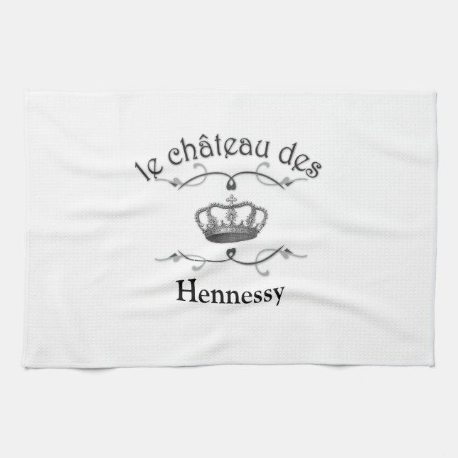 le chateau des IHR NAME v.2 Handtuch (Horizontal)