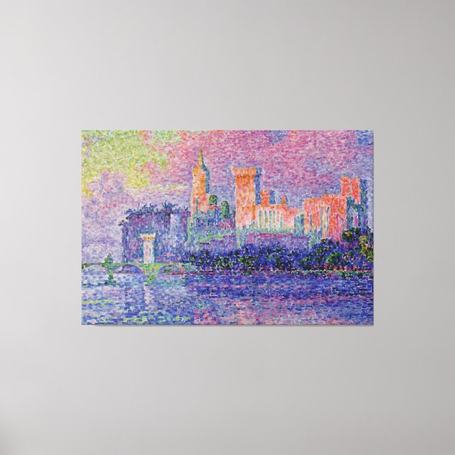 Le Château des Papes Signac Leinwanddruck (Vorderseite)