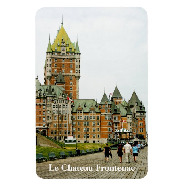 Le Chateau Frontenac Québec City Canada Magnet (Vertikal)