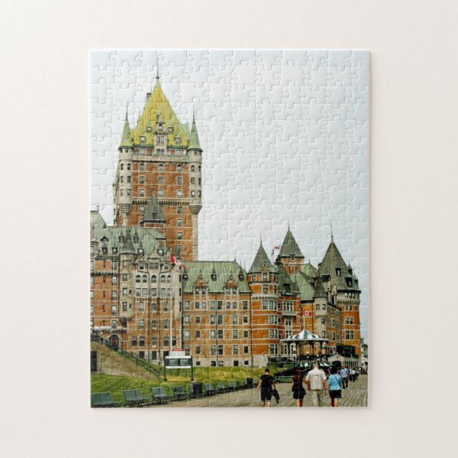 Le Chateau Frontenac Quebec City Puzzle (Vertikal)