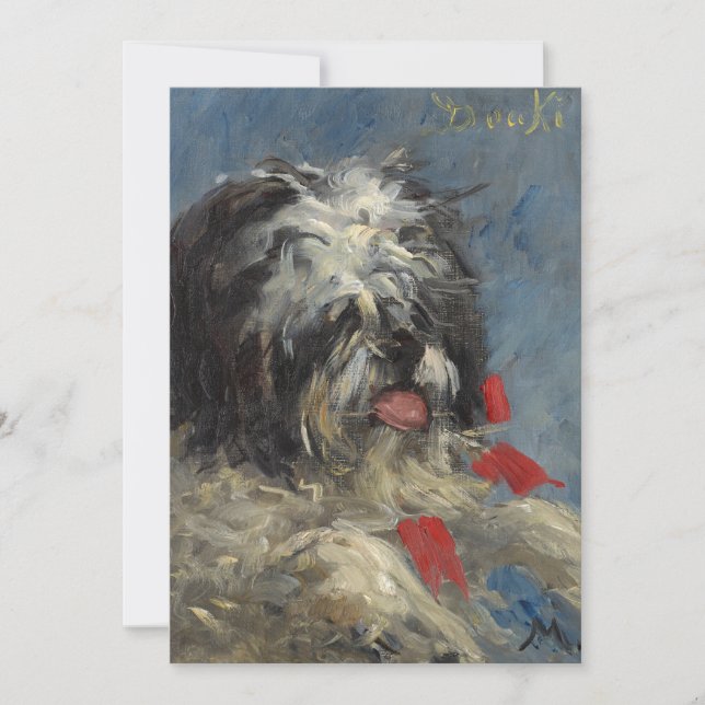 Le Chien "Donki" | Édouard Manet (Vorderseite)