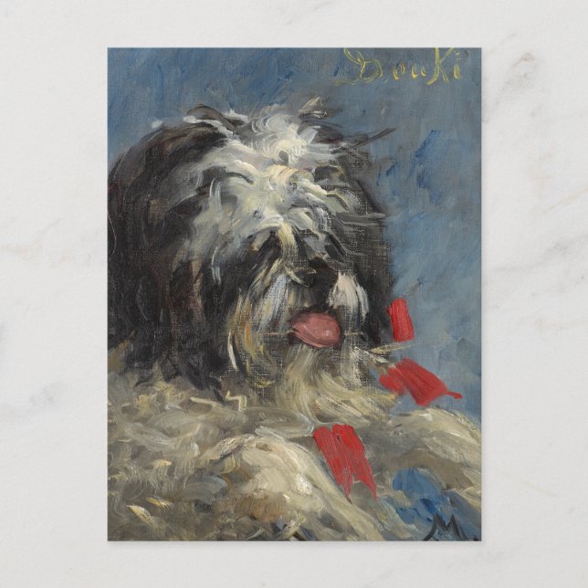 Le Chien "Donki" | Édouard Manet Postkarte (Vorderseite)