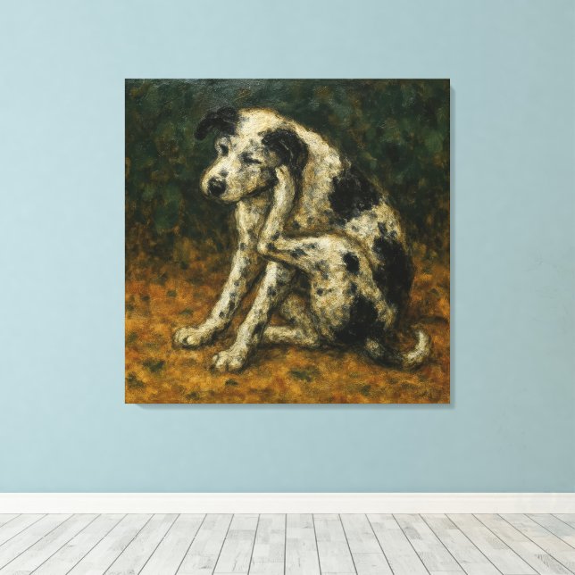 Le Chien Errant im Stil von Bonnard Leinwanddruck (Insitu (Holzboden))