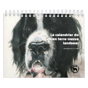 Le chien terre-neuve landseer kalender