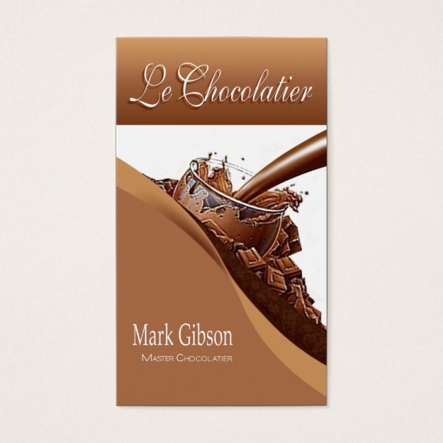 "Le Chocolatier" - Gourmet-Schokolade, Süßigkeiten (Vorderseite)