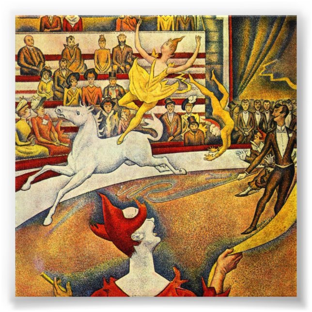 Le Cirque ( The Circus ) von Georges Seurat Fotodruck (Vorne)