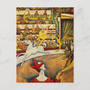 Le Cirque ( The Circus ) von Georges Seurat Postkarte
