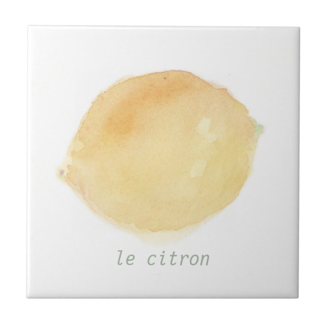 le citron fliese (Vorderseite)