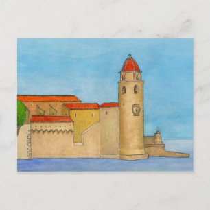 Le Clocher de Collioure Postkarte