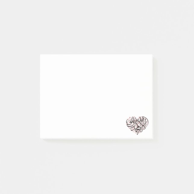 Le Coeur Accented Post-it Klebezettel (Vorderseite)