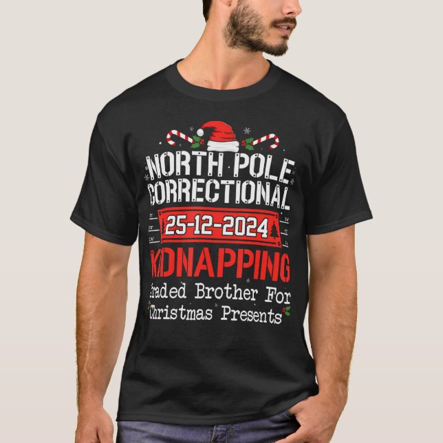le Correction Kidnapping Matching Family Christm T-Shirt (Vorderseite)