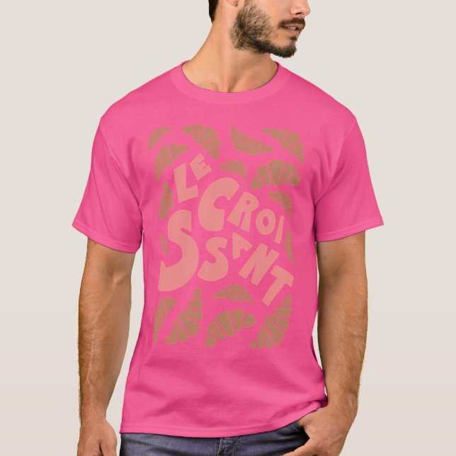 Le Croissant French T-Shirt (Vorderseite)