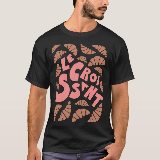 Le Croissant French T-Shirt (Vorderseite)