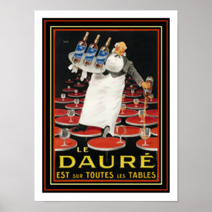 Le Daure 1924 Art-Deco-Poster von Lotti Poster