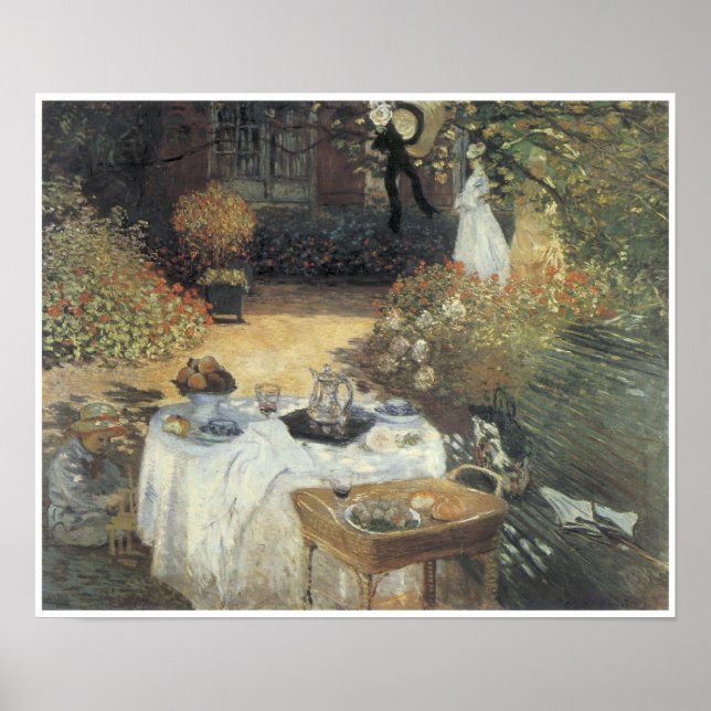 Le Dejeuner, 1873 Poster (Vorne)