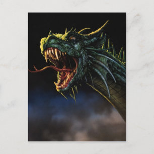Le dragon du Loch Ness - Postkarte