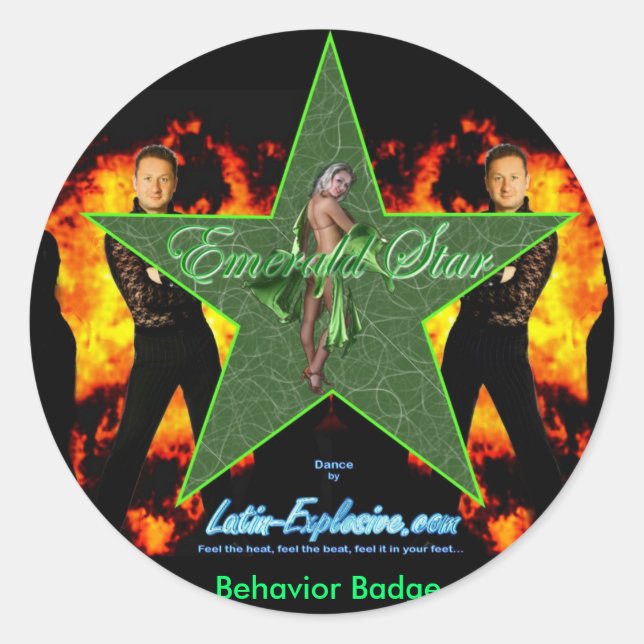 LE Emerald Star Behavior Stickers (Vorderseite)