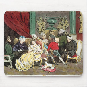 Le Faubourg Heilig-Germain, graviert durch Delpech Mousepad