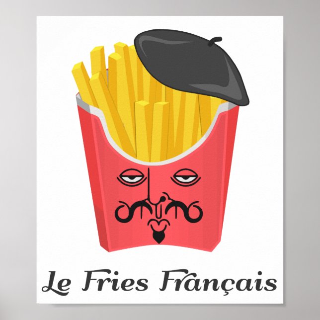 Le French Fries aus Frankreich Poster (Vorne)
