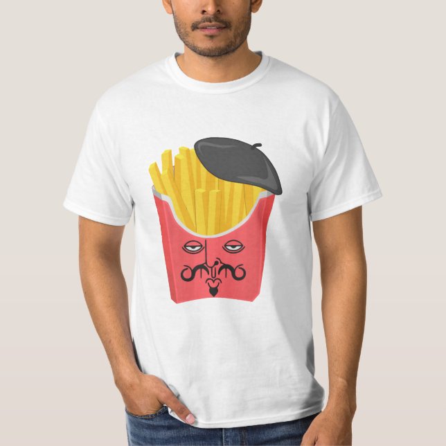 Le French Fries aus Frankreich T-Shirt (Vorderseite)