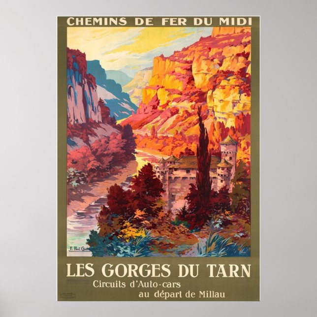 LE GORGES DU TARN POSTER (Vorne)