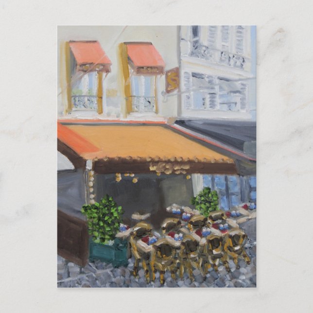 Le Grand Cafe: Fontainebleau, Frankreich Postkarte (Vorderseite)