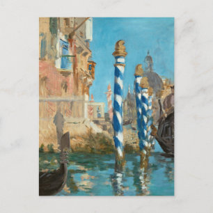 Le Grand Canal à Venise   Édouard Manet Postkarte