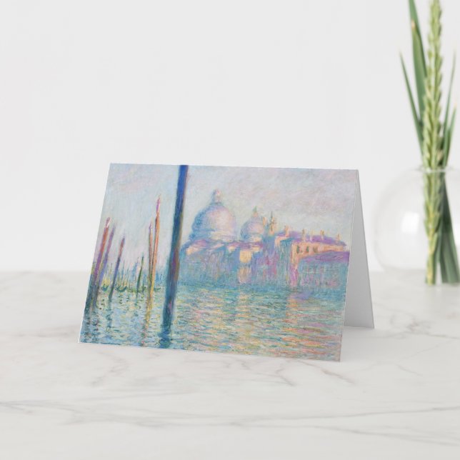 Le Grand Canal | Claude Monet Karte (Vorderseite)