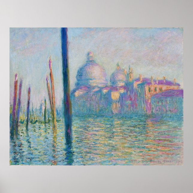Le Grand Canal, Venedig von Claude Monet (1908) Poster (Vorne)