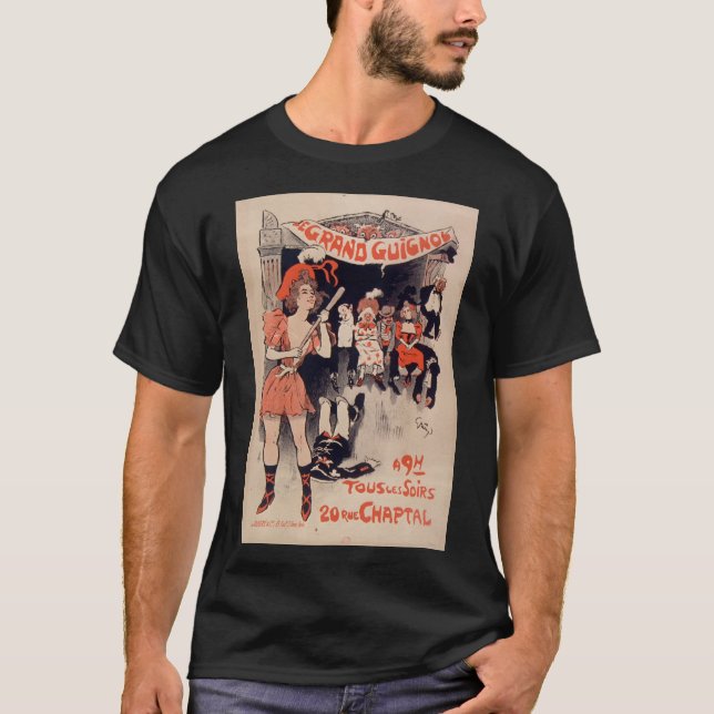 Le Grand Guignol Tous Les Soirs T-Shirt (Vorderseite)