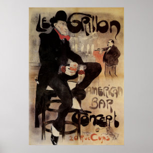 Le Grillon - Französische Kunst Poster