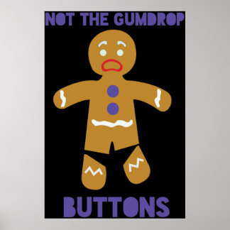 Le Gumdrop Buttons Poster