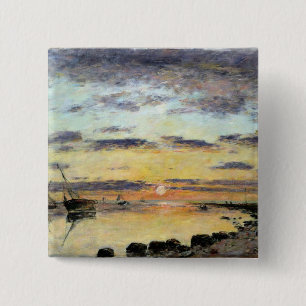 Le Havre, 1889 (Öl auf Leinwand) Button