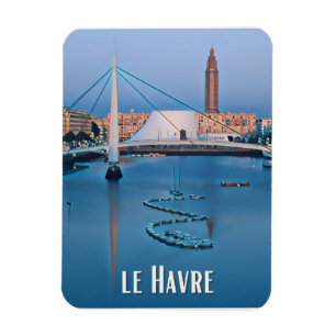 Le Havre Foto Vintage Magnet