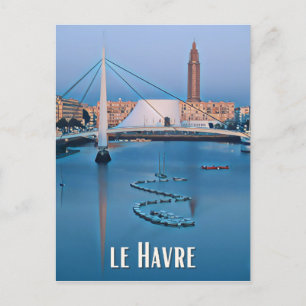 Le Havre Foto Vintage Postkarte