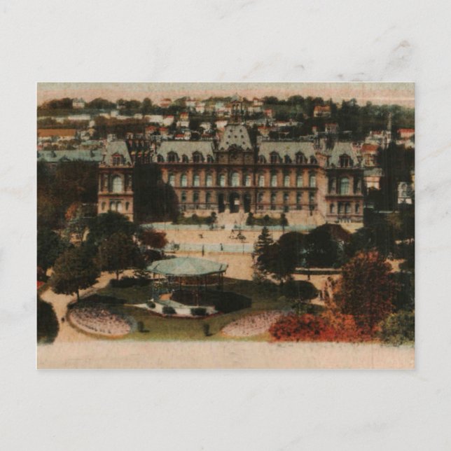 Le Havre L'Hôtel de Ville Rathaus Replica 1905 Postkarte (Vorderseite)