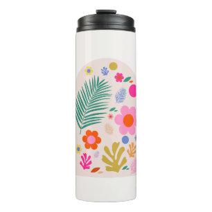 Le Jardin 04 Retro-Blume Modernes Flora Thermosbecher