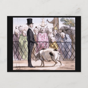 Le Jardin des Plantes a Pekin - Honore Daumier Postkarte