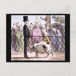 Le Jardin des Plantes a Pekin - Honore Daumier Postkarte